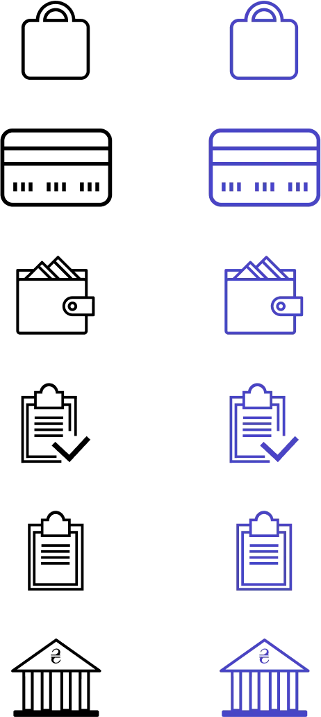 Finance icons